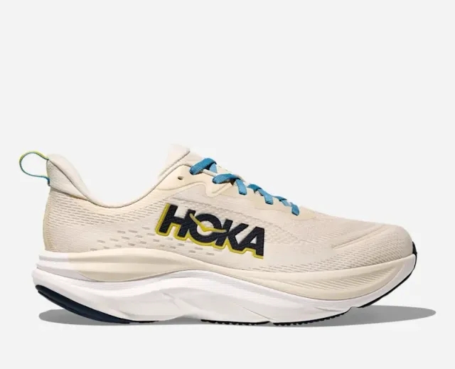 Hoka Men's Skyflow Road Running Shoes In Birch/Alabaster