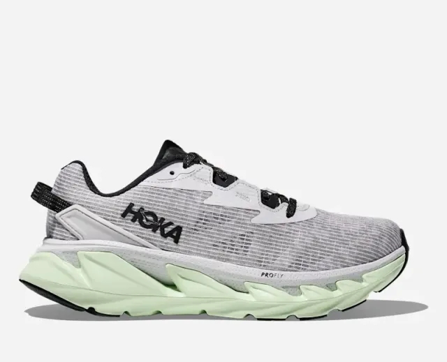 Hoka Elevon 2 Ts Everyday Run Shoes In Cosmic Grey/Tart Apple