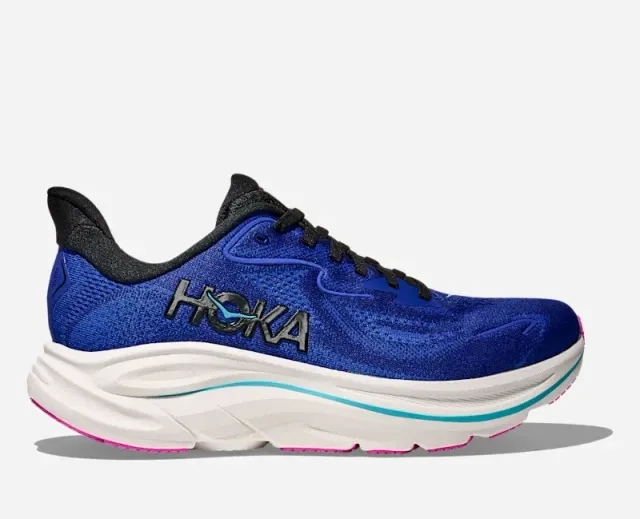 Hoka Women's Clifton 10 Road Running Shoes In Night Sky/Ultramarine