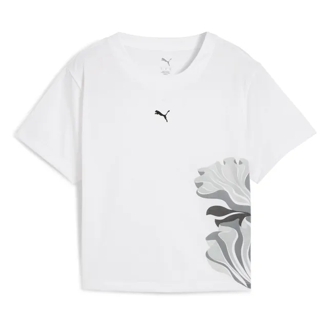 Puma Floral Ribbon Fashion Graphic Short Sleeve T-shirt