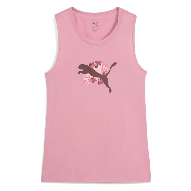 Puma Floral Ribbon Graphic Sleeveless T-shirt