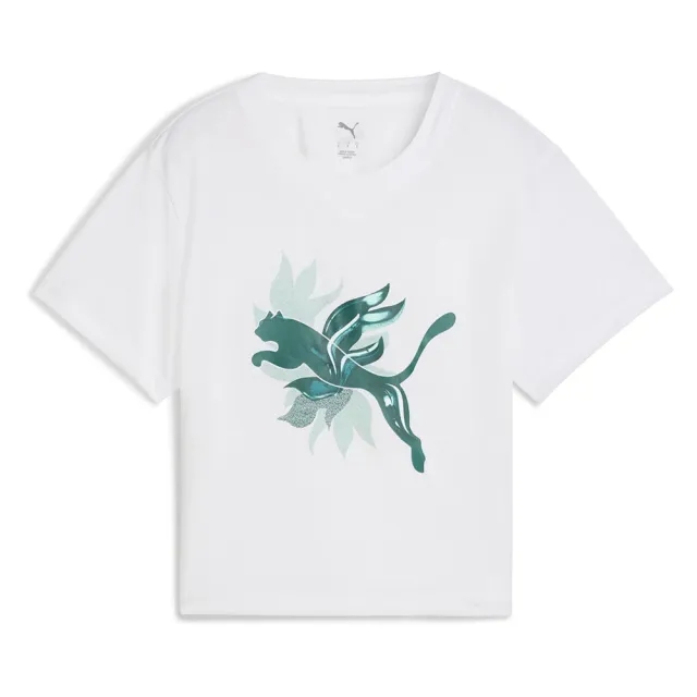 Puma Green Terrains Fashion Graphic Short Sleeve T-shirt