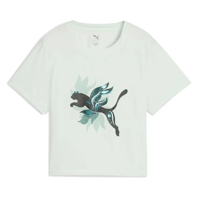 Puma Green Terrains Fashion Graphic Short Sleeve T-shirt