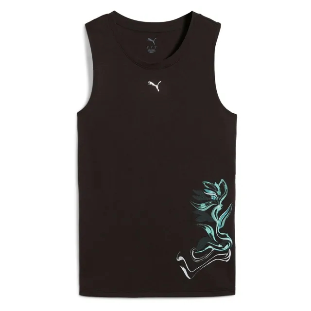 Puma Green Terrains Graphic Sleeveless T-shirt