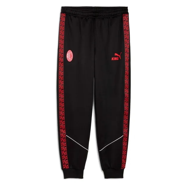 PUMA AC Milan King Anthem Pants Men, Black/For All Time Red
