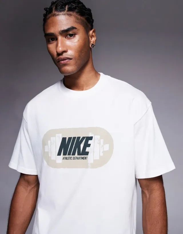 Nike Training M90 Heritage Graphic T-Shirt In White