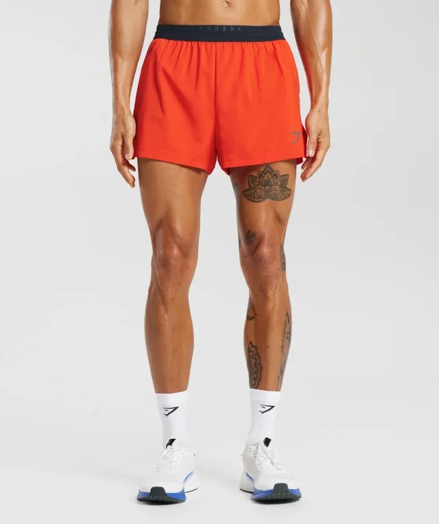  Sport Run 3" Shorts - Electric Orange