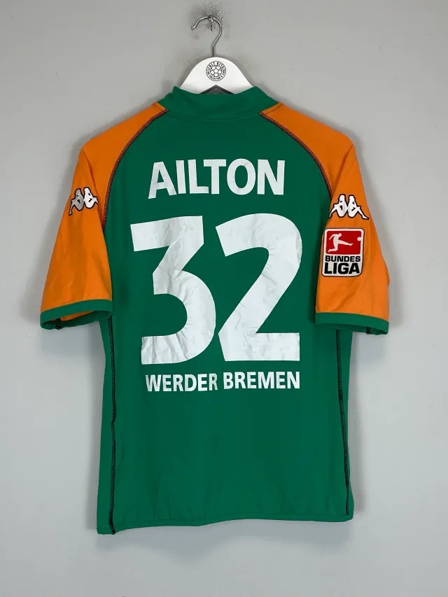 2003/04 WERDER BREMEN AILTON #32 HOME SHIRT (L) KAPPA | Cult Kits
