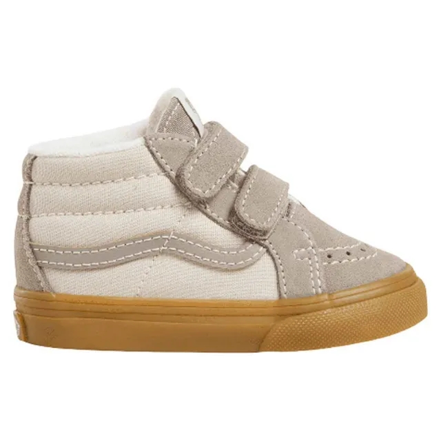 Vans - Toddler Sk8-Mid Shoes (1-4 Years), Grey