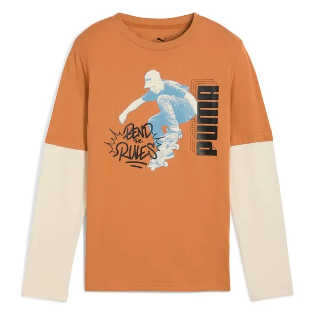 Puma Mid 90´s Layared Essentials Graphics Long Sleeve T-shirt