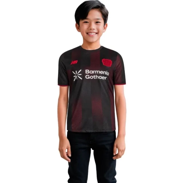 Bayer Leverkusen Home Shirt 2025/26 Kids - ['Black']