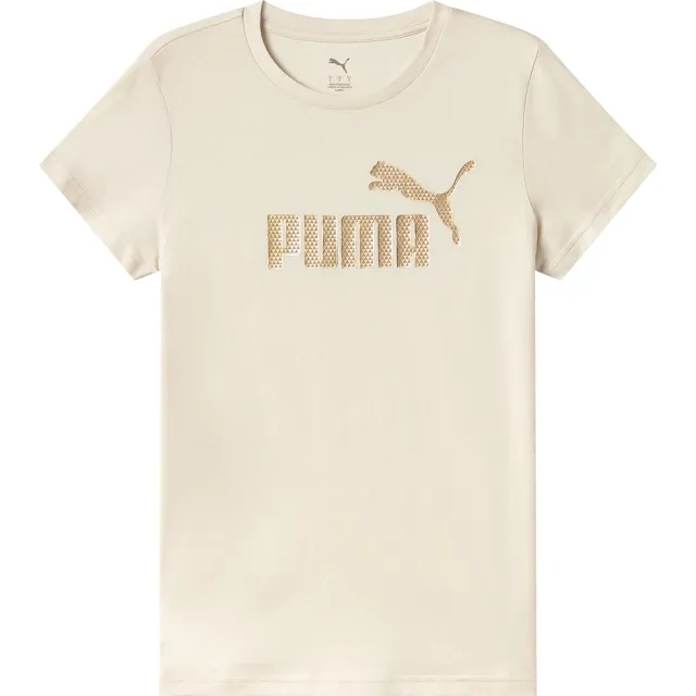 Puma Essential + Textured Foil Big Logo Short Sleeve T-shirt