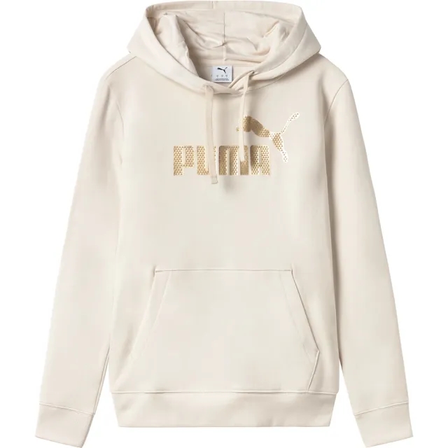 Puma Essentials+ Textured Foil Big Logo Hoodie