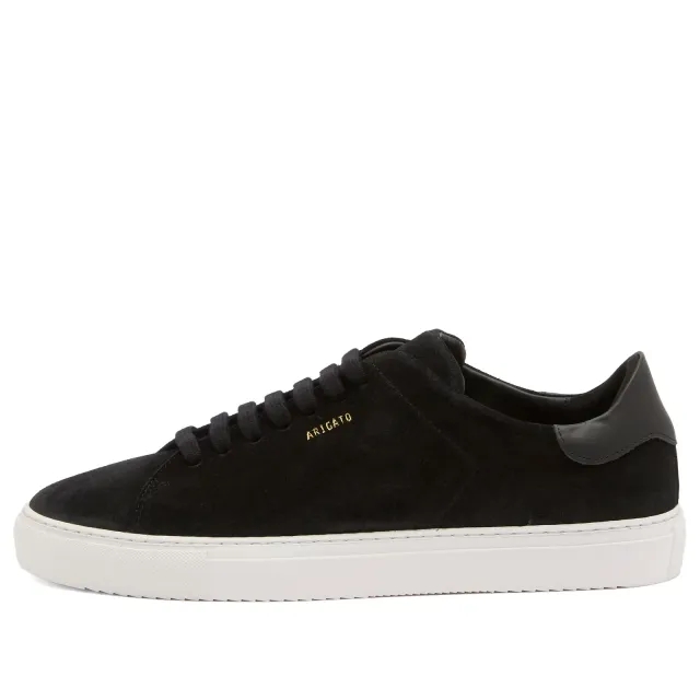 Axel Arigato Men's Clean 90 Suede Sneaker Black/White