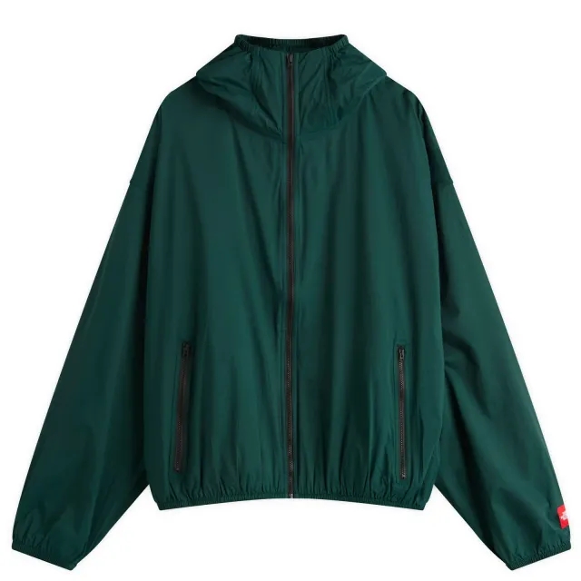 The North Face Men's Redbox Packable Hooded Wind Jacket Hunter Green