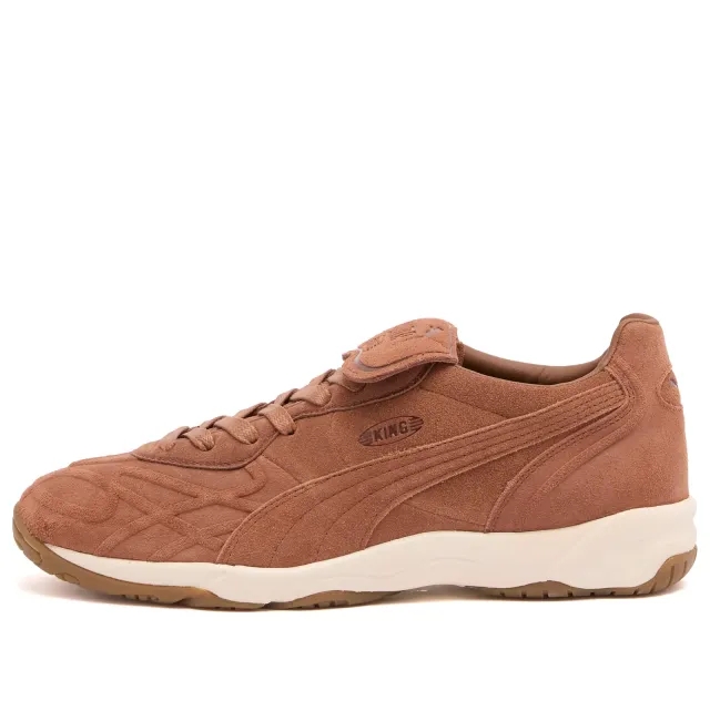 Puma King Indoor Clean Sneaker Brown Mushroom