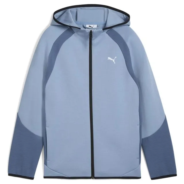 PUMA Evostripe Full-Zip Hoodie Youth, Cool Blue