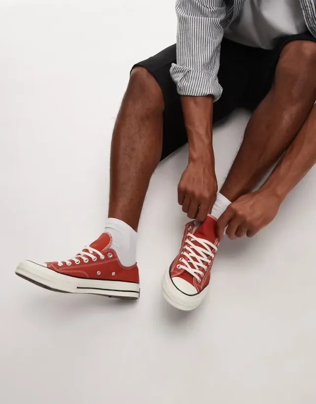 Converse Chuck 70S Ox Trainers In Brown