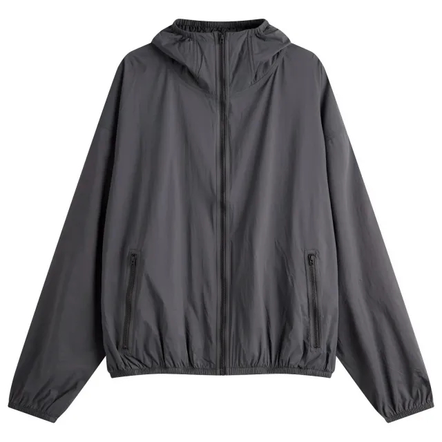 The North Face Men's Redbox Packable Hooded Wind Jacket Obsidian