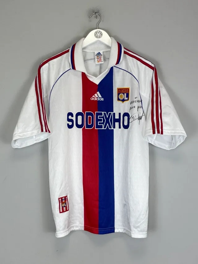 1998/99 LYON *SIGNED* HOME SHIRT (M) ADIDAS | Cult Kits