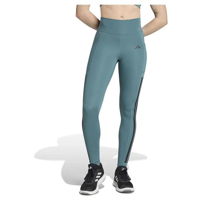 Adidas Optime 3 Stripes Full Length Leggings