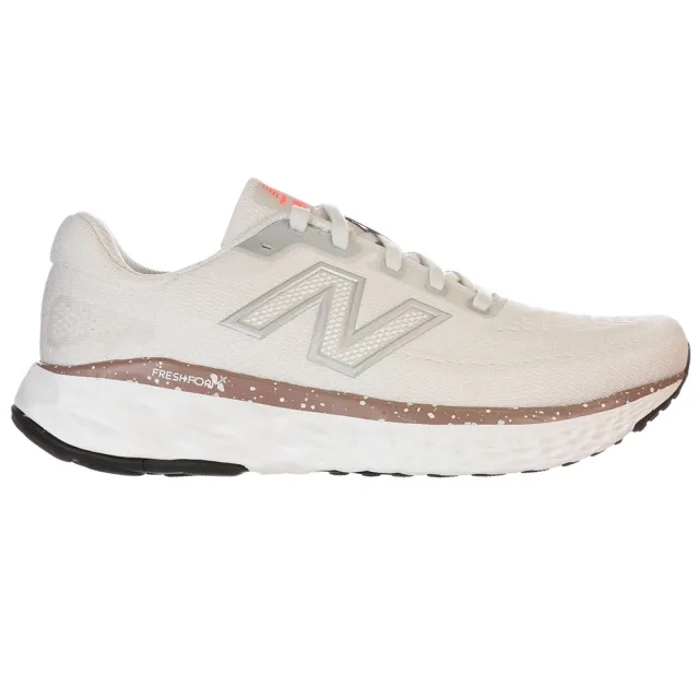 New Balance Women's Fresh Foam X EVOZ v4 in Grey/White/Brown Textile