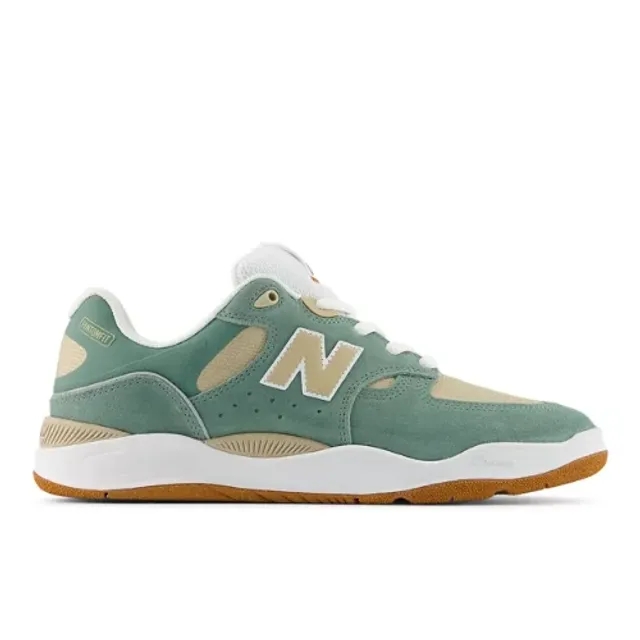 New Balance Men's NB Numeric Tiago Lemos 1010 in Green/Beige Suede/Mesh