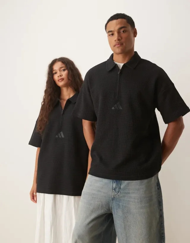 Adidas Sportswear Waffle Polo In White