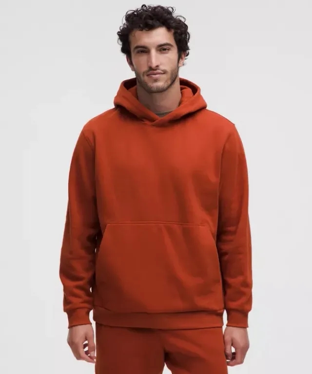 lululemon – Men's Steady State Pullover Hoodie – Color Orange – Size L