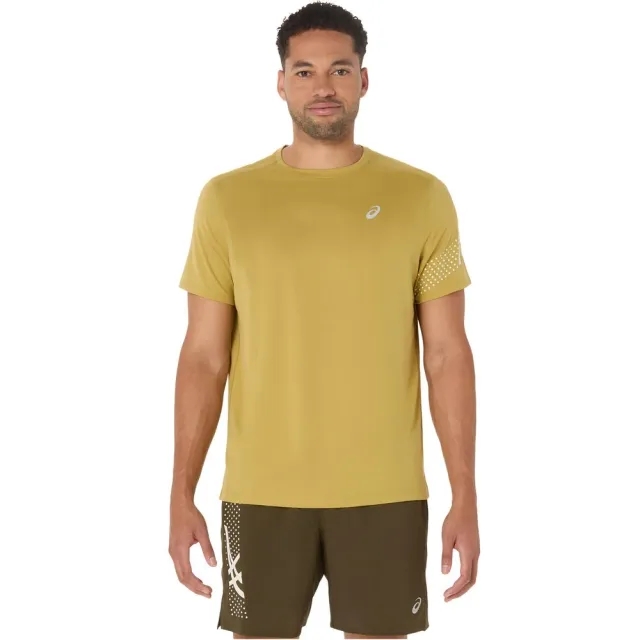 ASICS Icon Tee Running Shirt Men - Lime