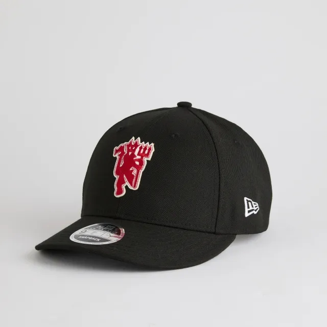 Manchester United x New Era Devil Applique 9Fifty Cap Black