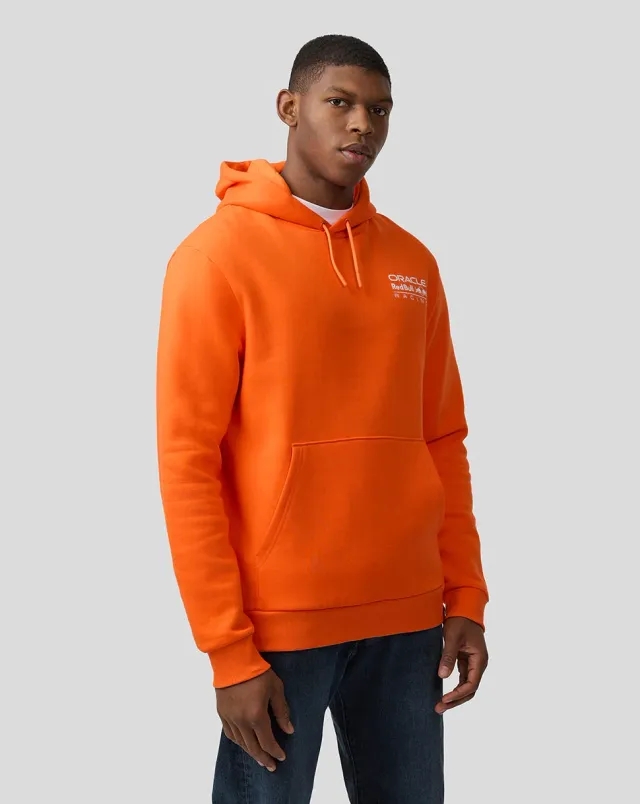 Castore Oracle Red Bull Racing Unisex Max Verstappen Puzzle Pullover Hoodie - Exotic Orange