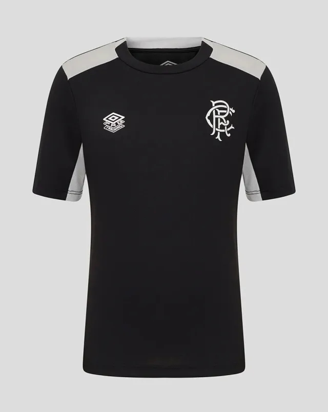 Castore Rangers Junior 25/26 Players Training Short Sleeve Tee - Microchip