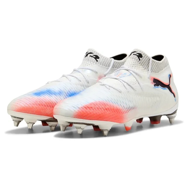 PUMA Future 8 Ultimate MxSG Football Boots Unisex, White/Black/Glowing Red