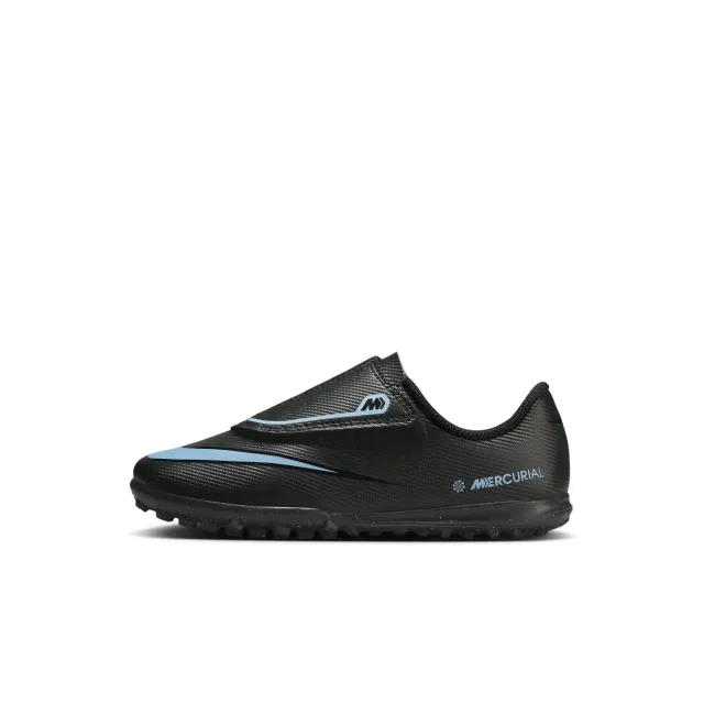 Nike Jr. Mercurial Vapor 16 Club Younger Kids' Turf Low-Top Football Shoes - Black