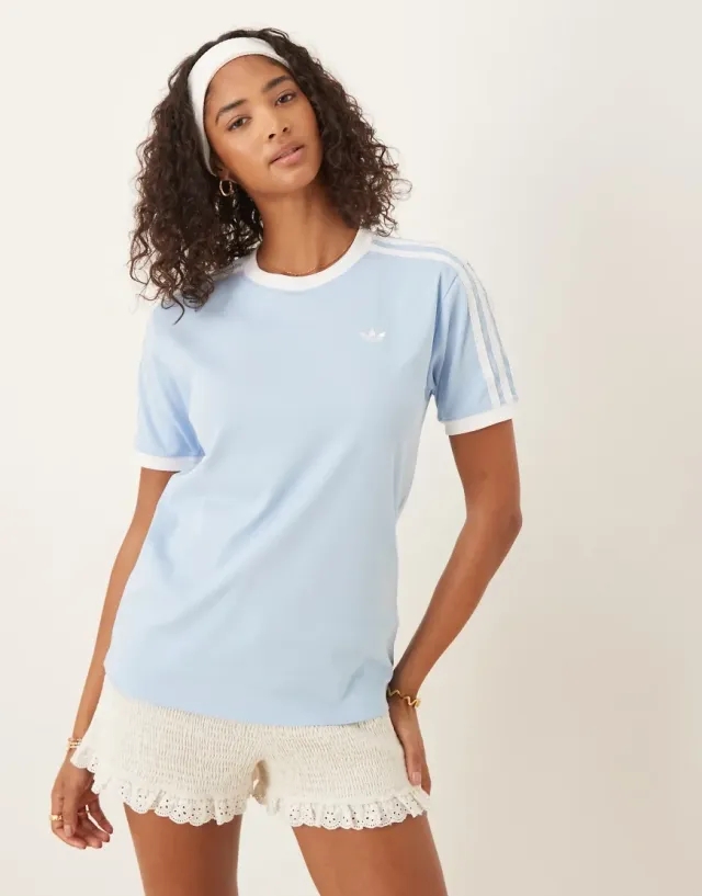 Adidas Originals Ruffle 3 Stripes Short Sleeve T-shirt