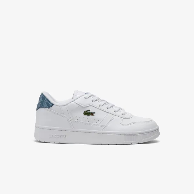 Lacoste Junior's T-Clip Set Sneakers - White & Blue