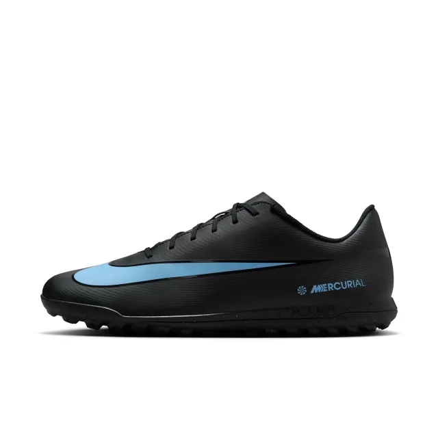 Nike Mercurial Vapor 16 Club Turf Low-Top Football Shoes - Black