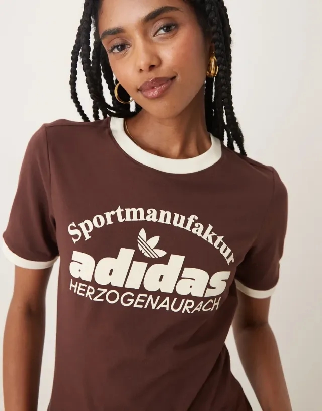 adidas Originals Womens Retro Graphic T Shirt