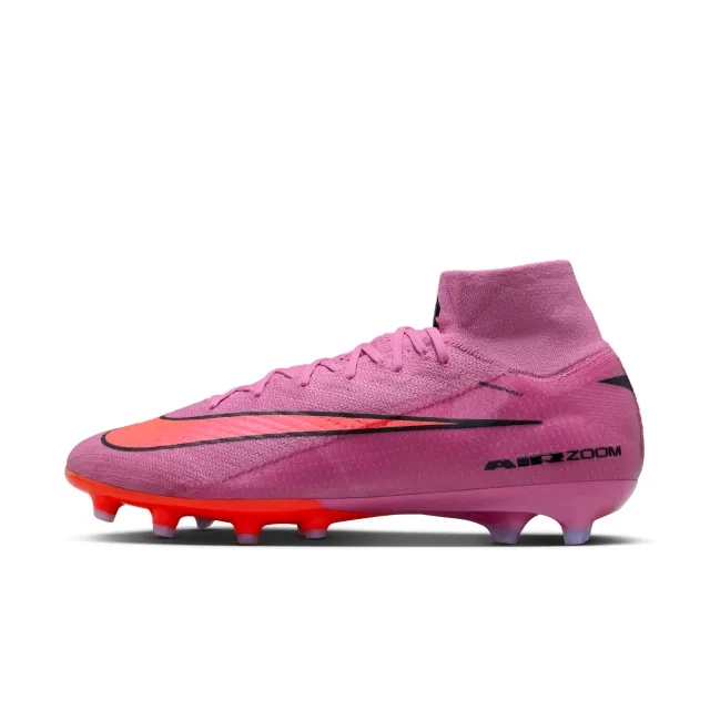 Nike Mercurial Superfly 10 Elite Artificial-Grass High-Top Football Boot - Pink