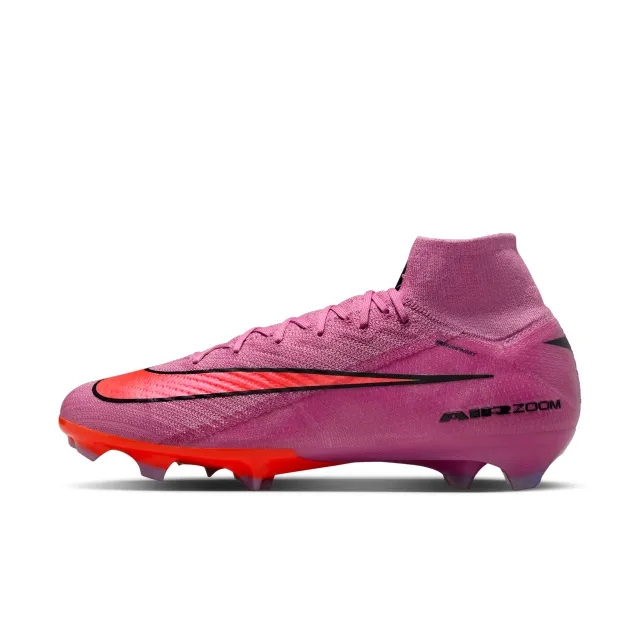 Nike Mercurial Superfly 10 Elite Firm-Ground High-Top Football Boot - Pink