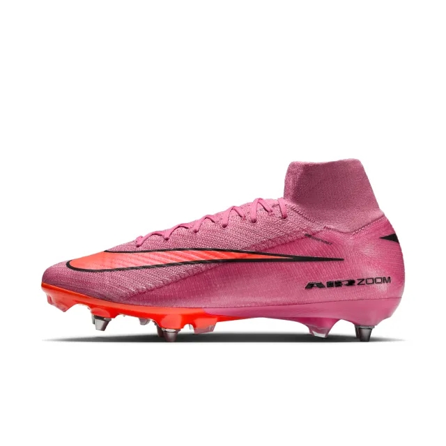 Nike Mercurial Superfly 10 Elite Soft-Ground High-Top Football Boot - Pink