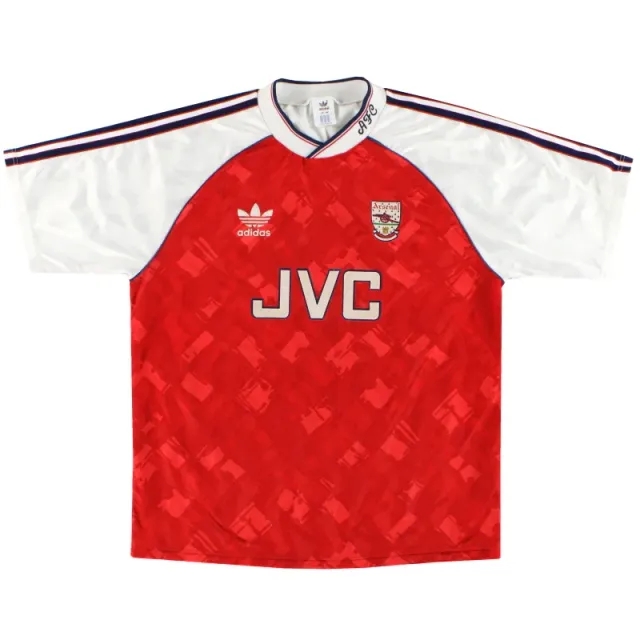1990-92 Arsenal adidas Home Shirt M - Arsenal / Very good / Medium