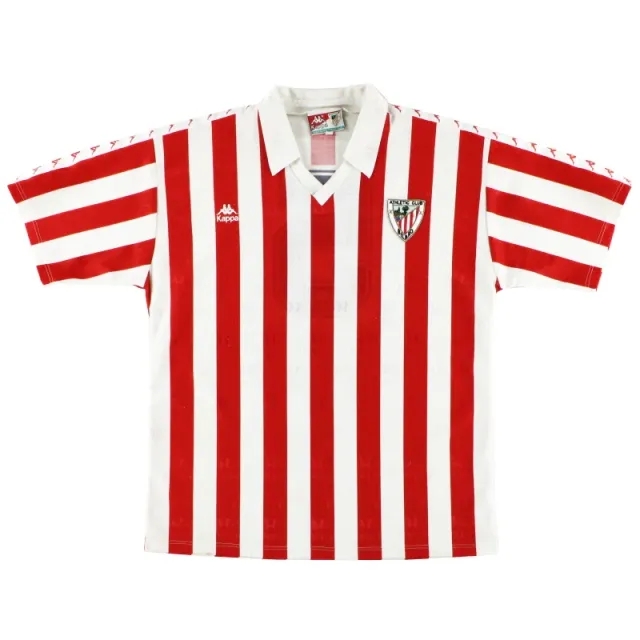 1992-94 Athletic Bilbao Match Issue Home Shirt #5 L - Athletic Bilbao / Excellent / Large
