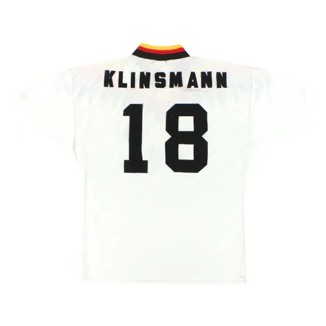 1994-96 Germany adidas Home Shirt Klinsmann #18 L - Germany / Excellent / Large
