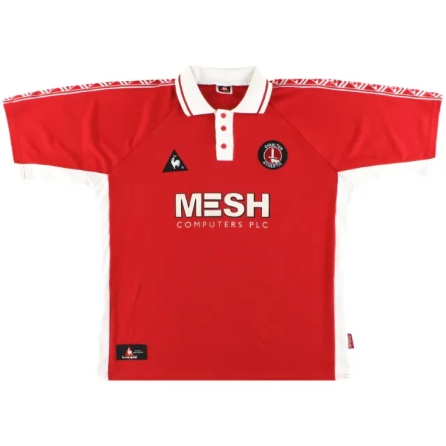 1998-00 Charlton Le Coq Sportif Home Shirt S - Charlton Athletic / Excellent / Small