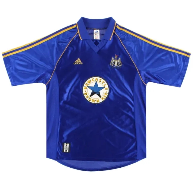 1998-99 Newcastle adidas Away Shirt L - Newcastle United / Excellent / Large