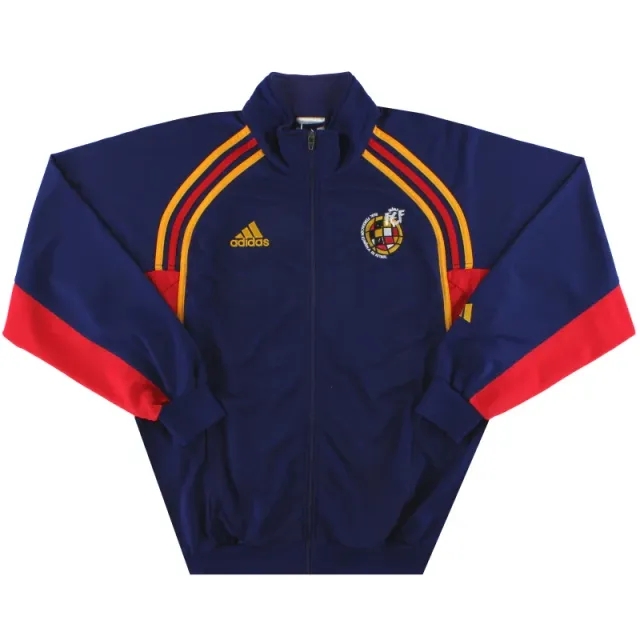 2000-02 Spain adidas Track Jacket M - Spain / Very Good / Medium