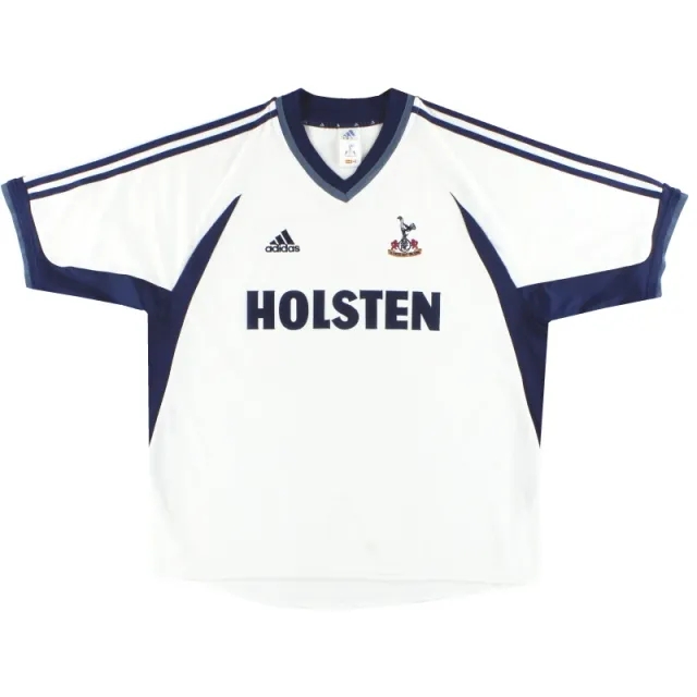 2001-02 Tottenham adidas Home Shirt L - Tottenham Hotspur / Very Good / Large