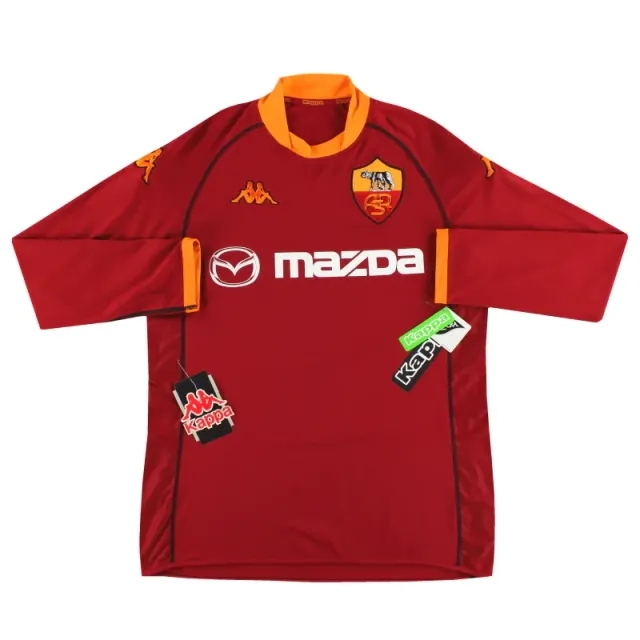 2002-03 Roma Kappa Home Shirt L/S *w/tags* XXL - Roma / w/tags / XXL